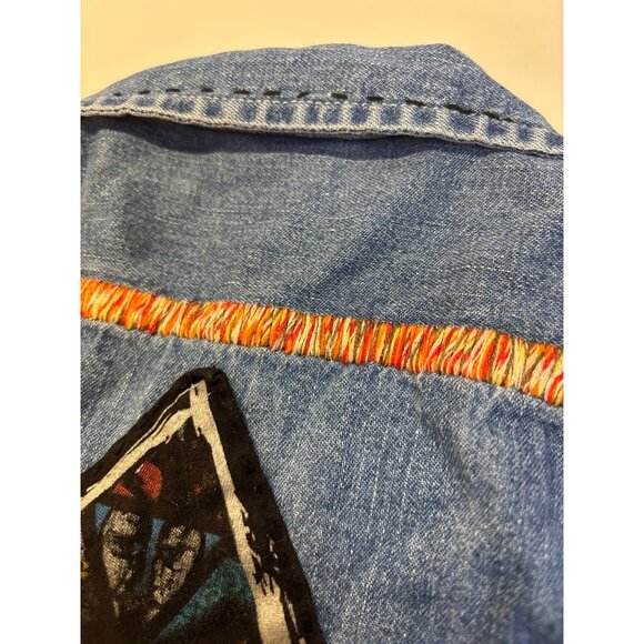 Baby GAP button Down Sleeveless Denim Jean Shirt (18-24 months) - Picture 8 of 8